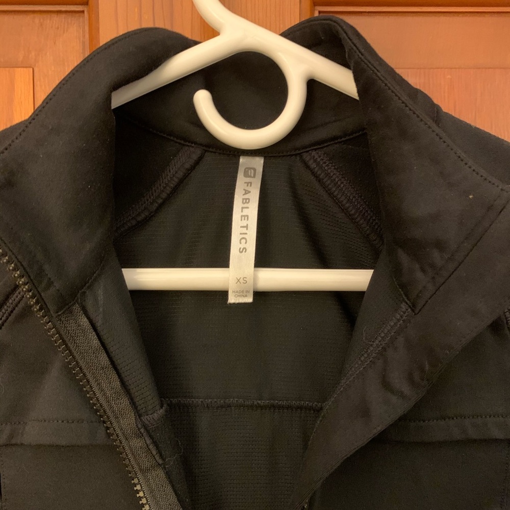 Fabletics Full Zip Black Jacket - image 4